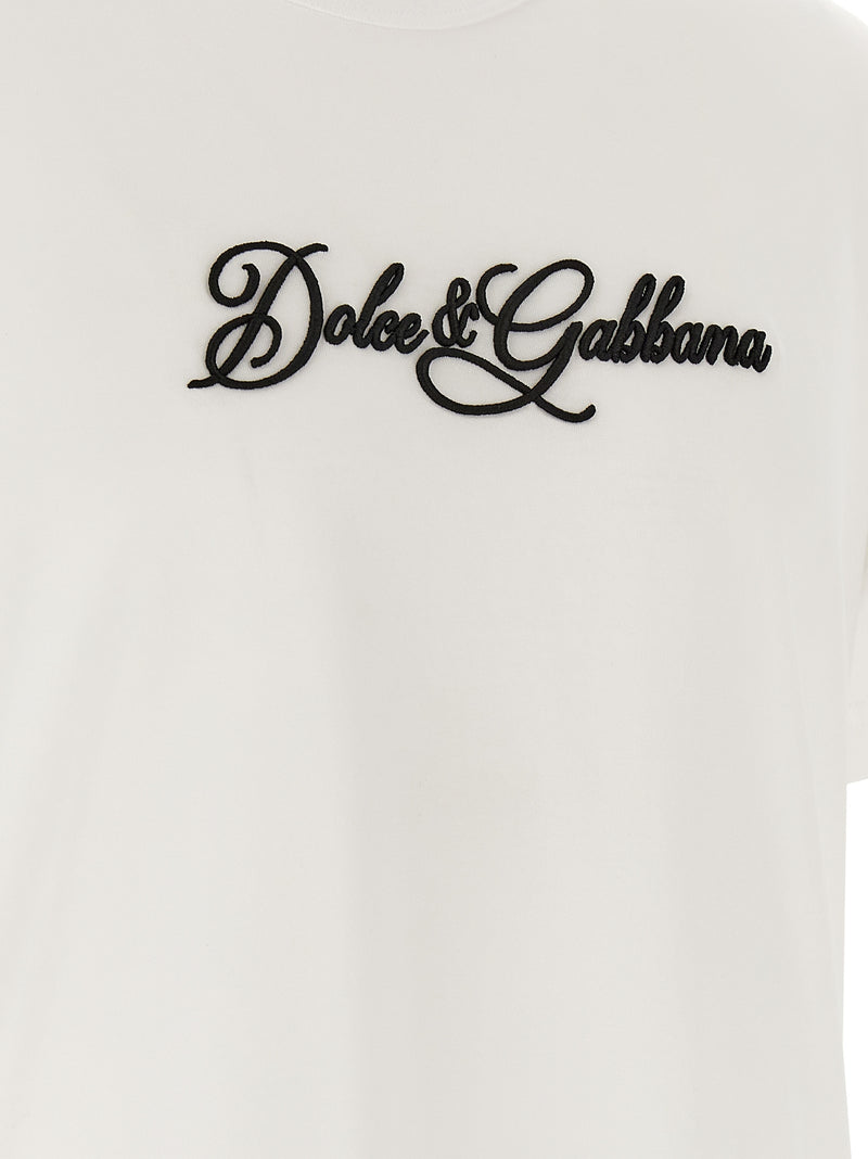 T-shirt en coton blanc Dolce &amp; Gabbana