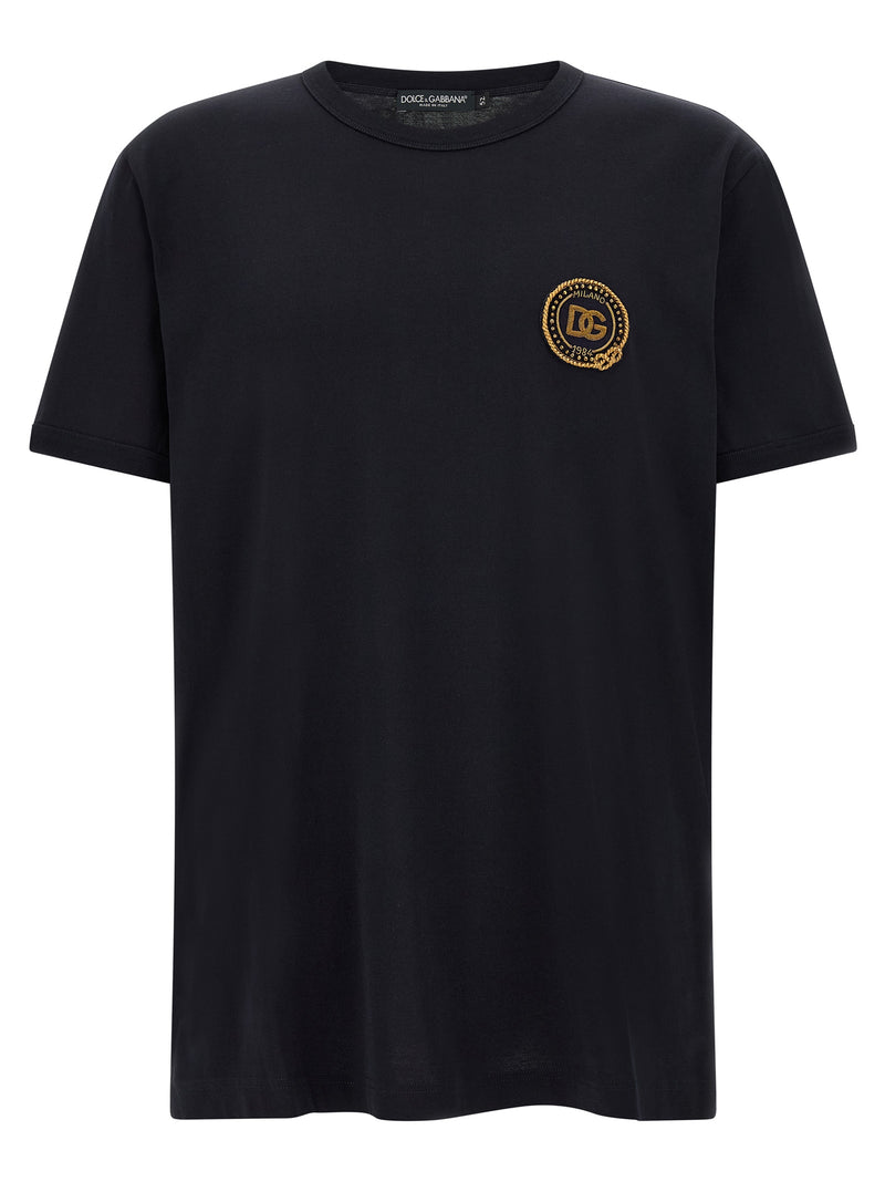 T-shirt en coton bleu de Dolce &amp; Gabbana