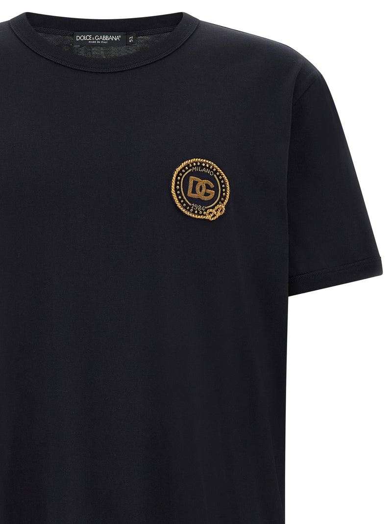 T-shirt en coton bleu de Dolce &amp; Gabbana