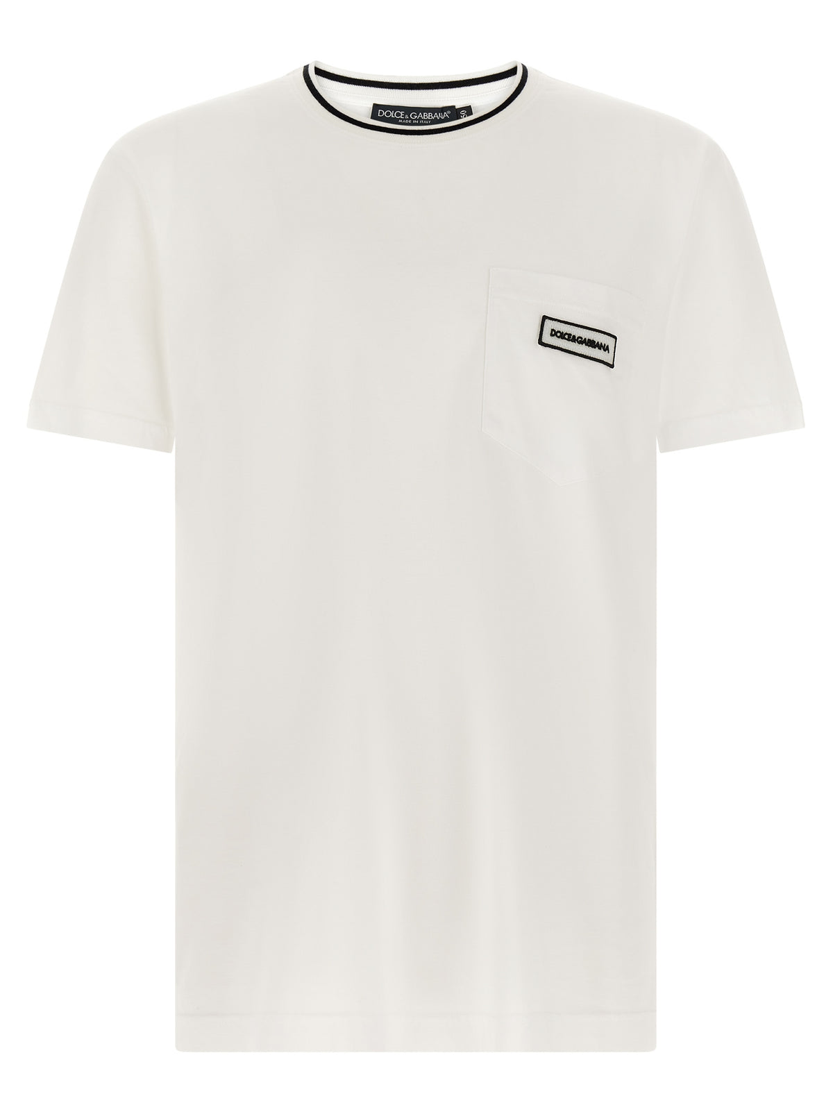 T-shirt en coton blanc Dolce &amp; Gabbana