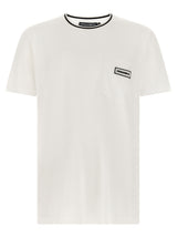T-shirt en coton blanc Dolce &amp; Gabbana