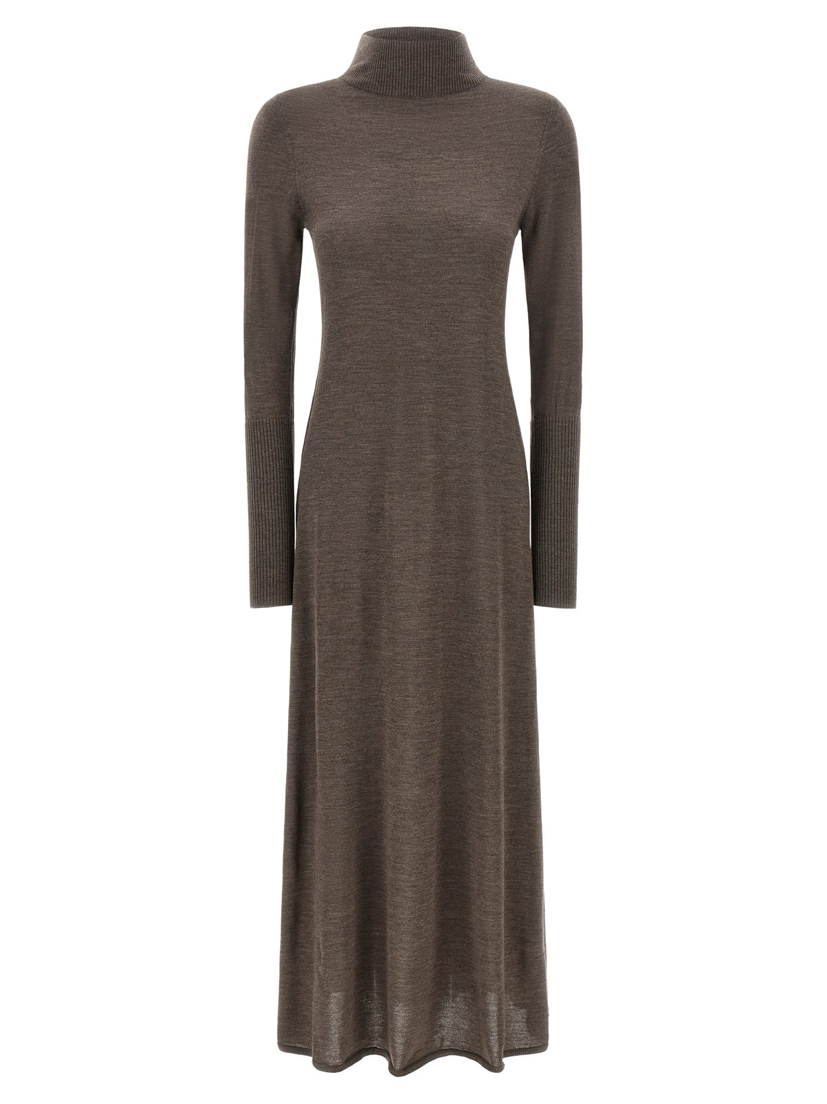 Robe longue en laine beige PINKO