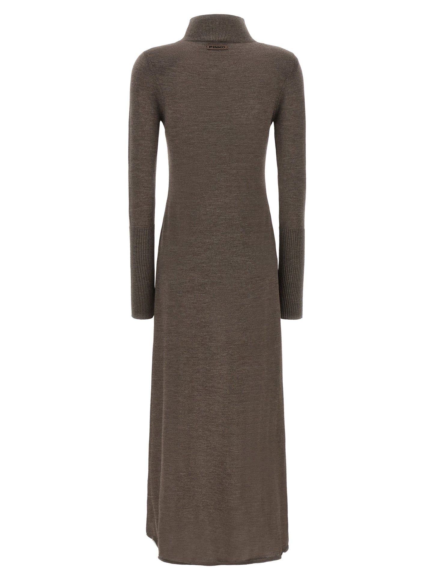 PINKO Beige Wool Long Dress