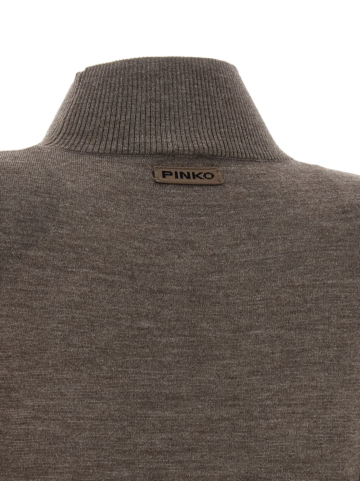 Robe longue en laine beige PINKO