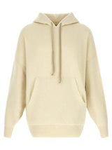 Sweat-shirt Rick Owens en marabout blanc
