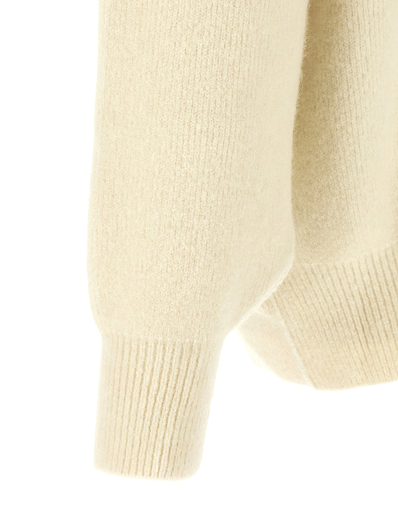 Sweat-shirt Rick Owens en marabout blanc