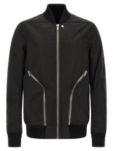 Bomber en nylon noir Rick Owens