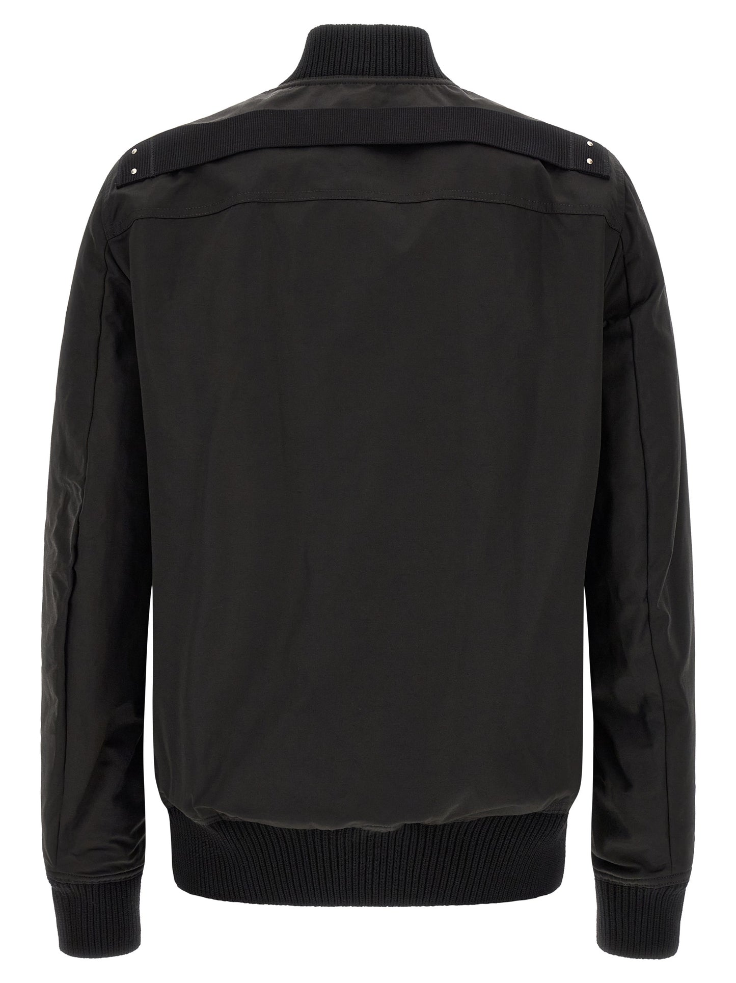 Rick Owens Black Nylon Bomber