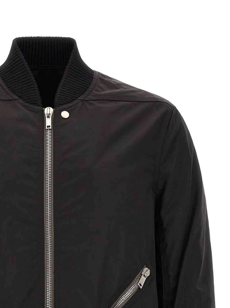 Bomber en nylon noir Rick Owens