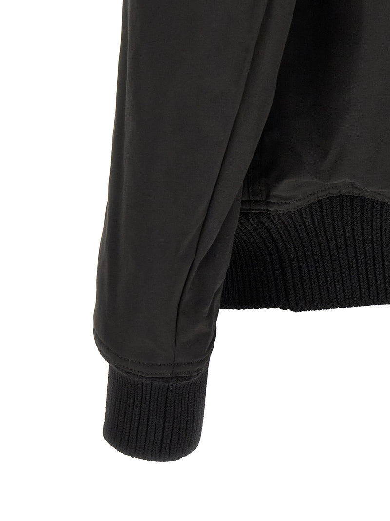 Bomber en nylon noir Rick Owens