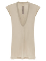 T-shirt en coton beige Rick Owens