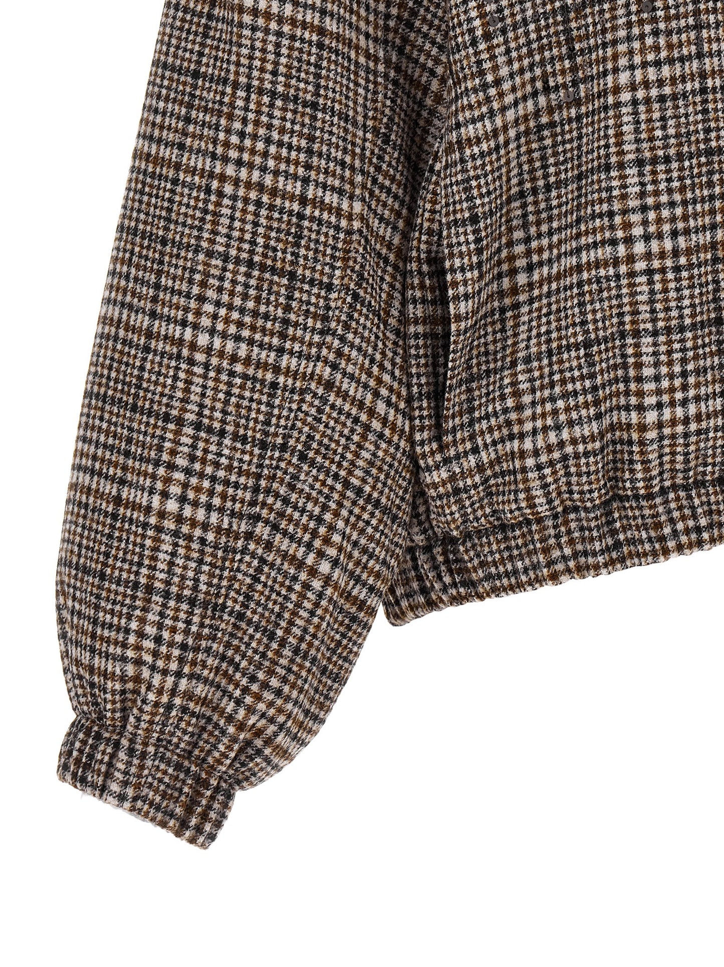 Brunello Cucinelli Brown Alpaca Leather Bomber