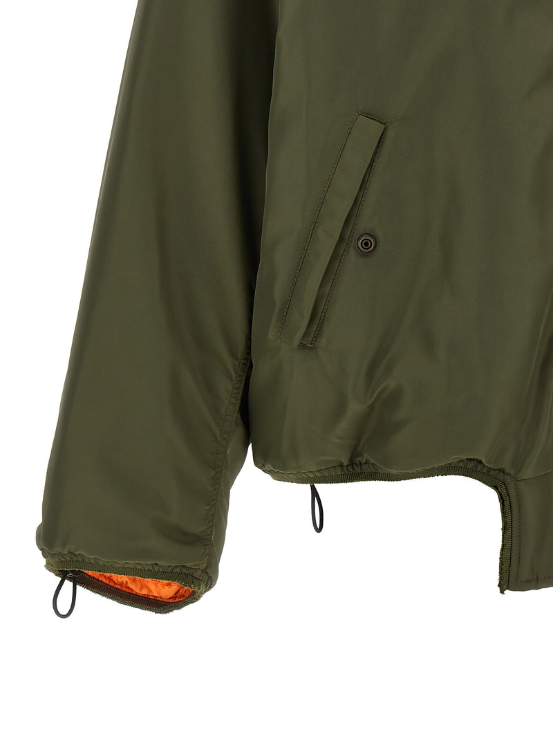Bomber bicolore en polyamide MM6 Maison Margiela