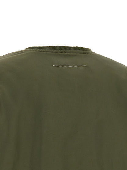 MM6 Maison Margiela Bicolor Polyamide Bomber