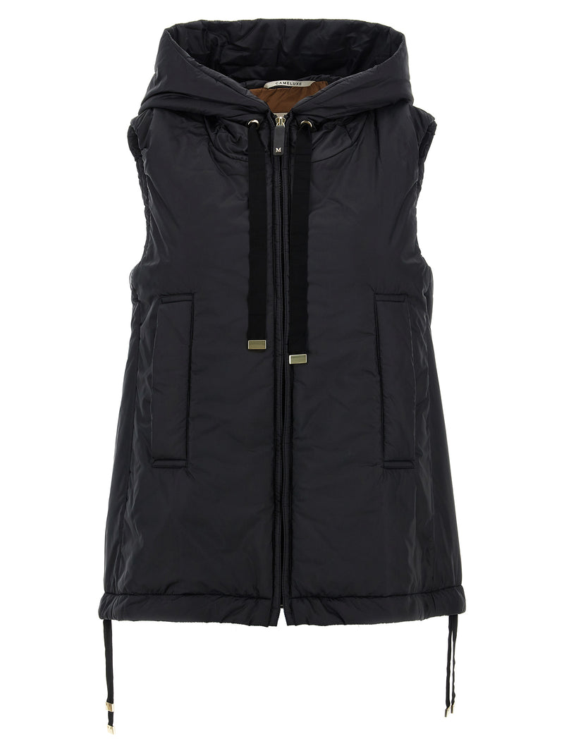 Veste sans manches Max Mara en polyester noir