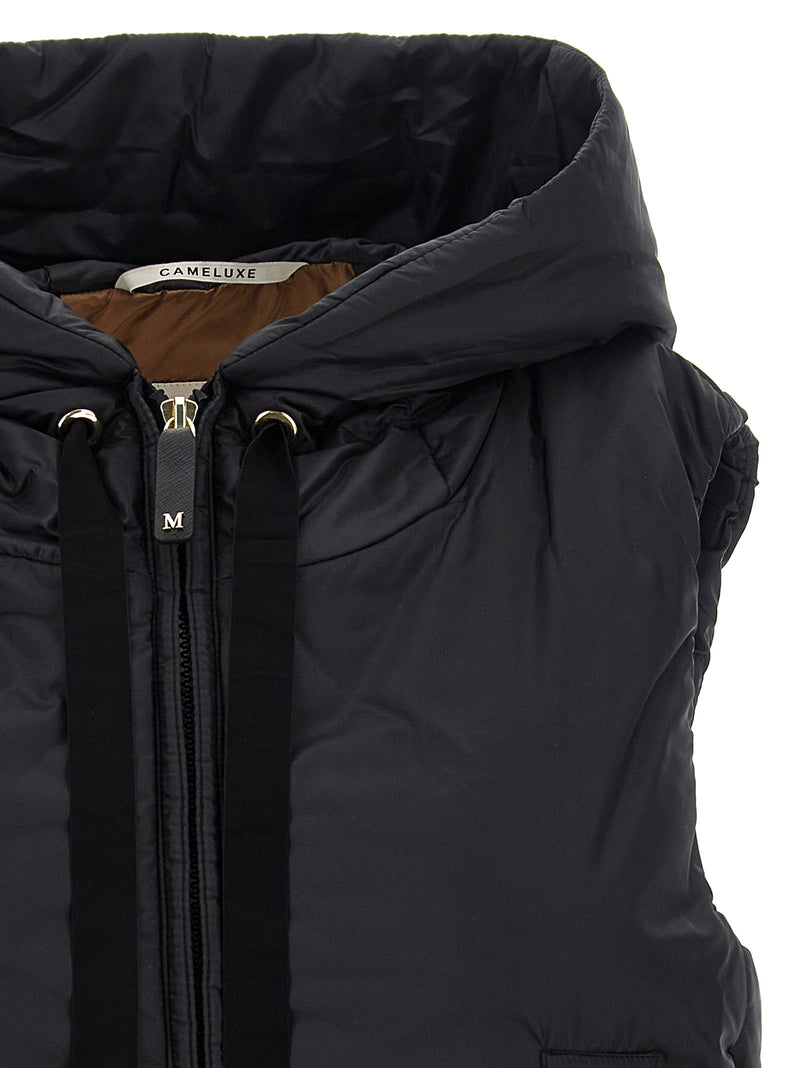 Veste sans manches Max Mara en polyester noir