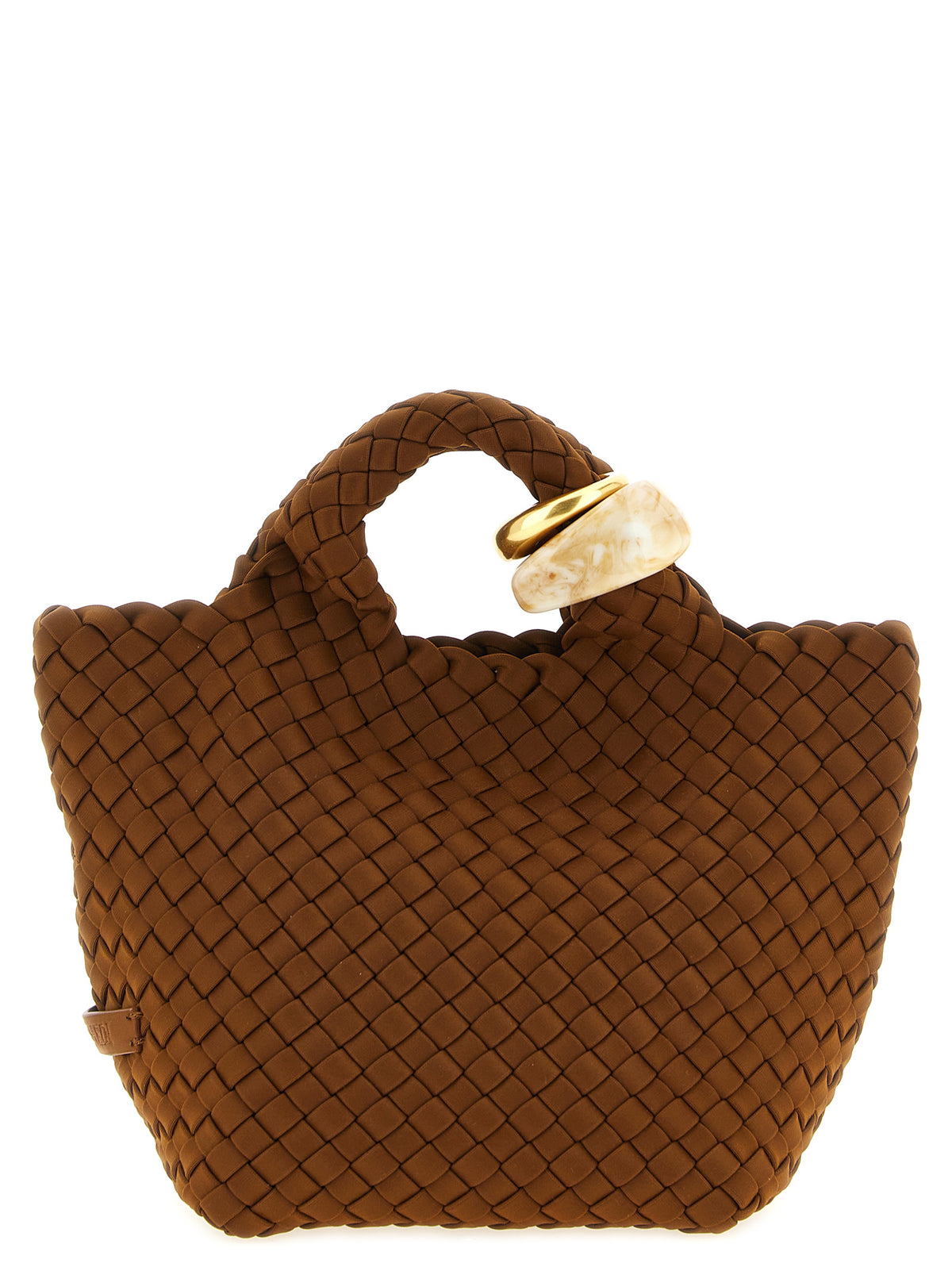Sac à main NAGHEDI en nylon marron