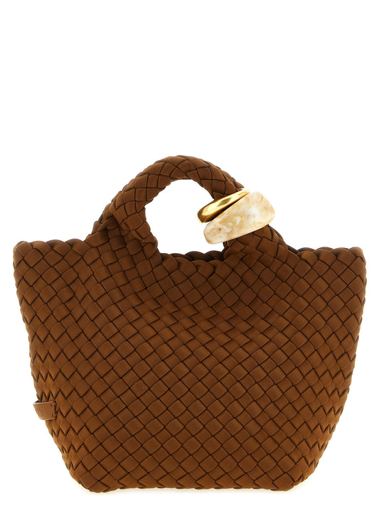 Sac à main NAGHEDI en nylon marron