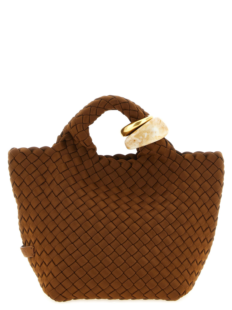 Sac à main NAGHEDI en nylon marron