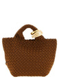 NAGHEDI Brown Nylon Handbag