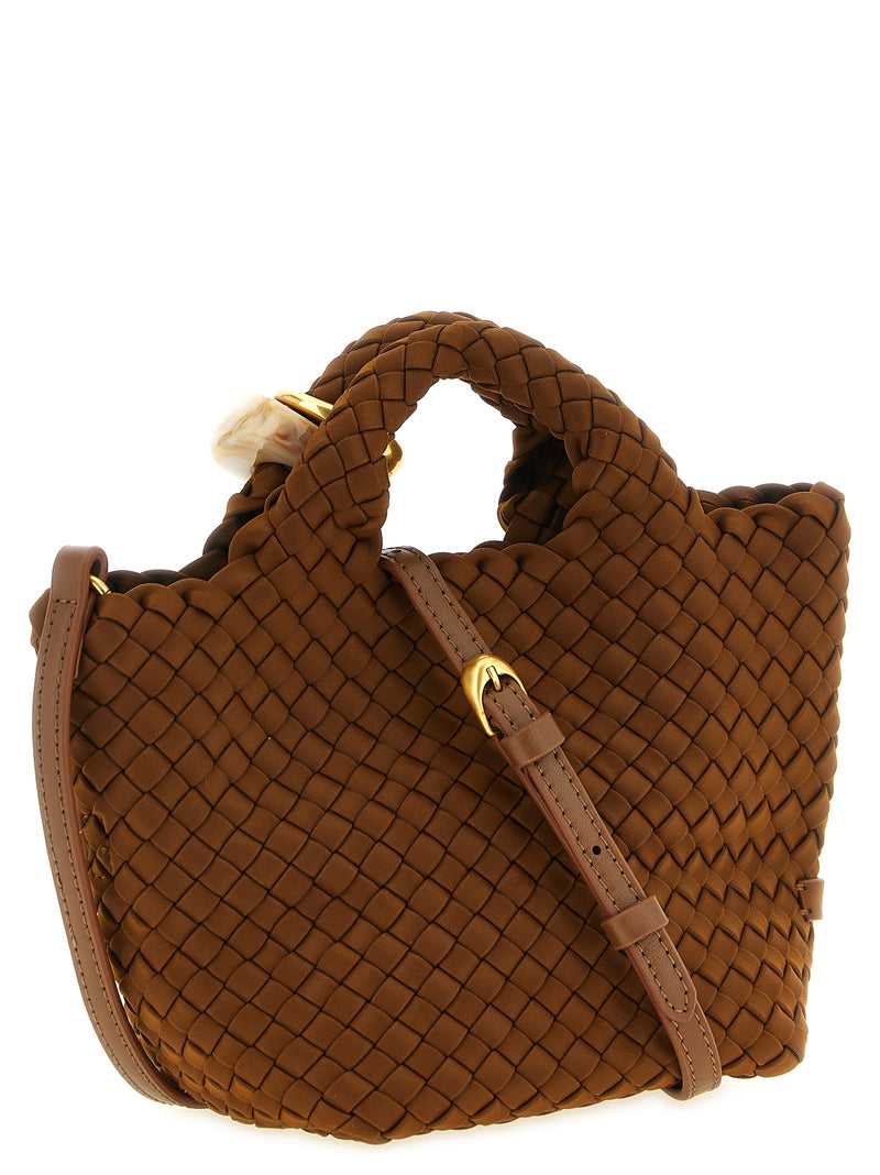 Sac à main NAGHEDI en nylon marron