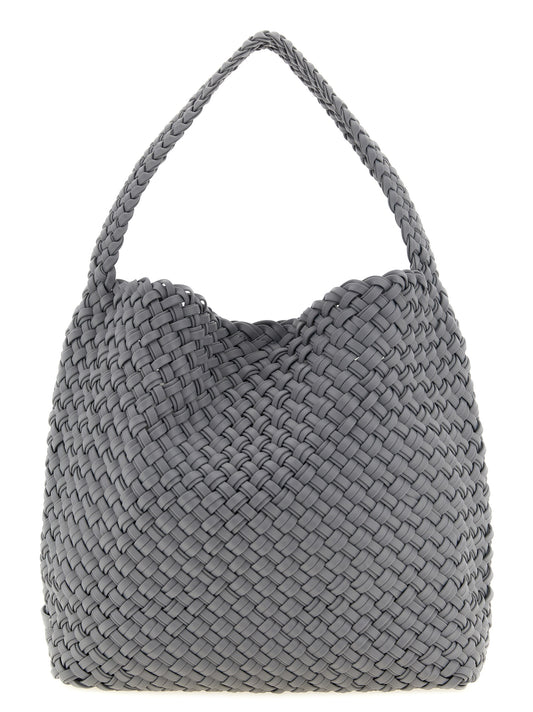 Sac bandoulière NAGHEDI en nylon gris