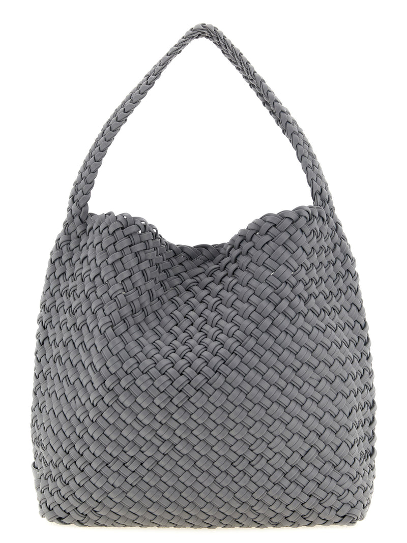 Sac bandoulière NAGHEDI en nylon gris