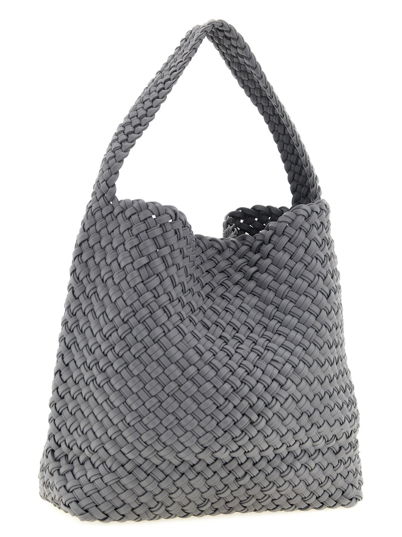 Sac bandoulière NAGHEDI en nylon gris