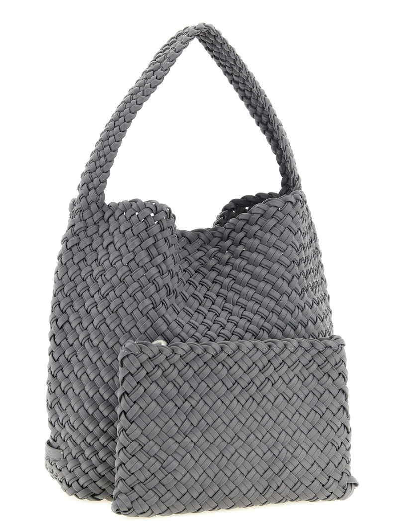 Sac bandoulière NAGHEDI en nylon gris