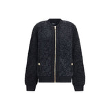 Bomber Balmain Noir en Viscose