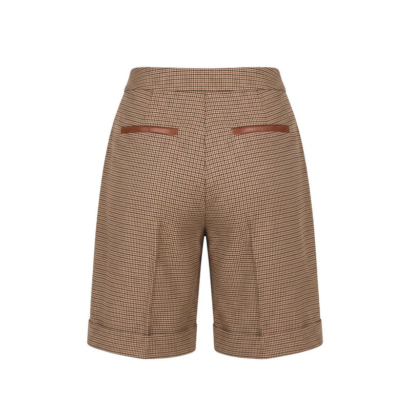 Short femme Trussardi Jeans en viscose marron