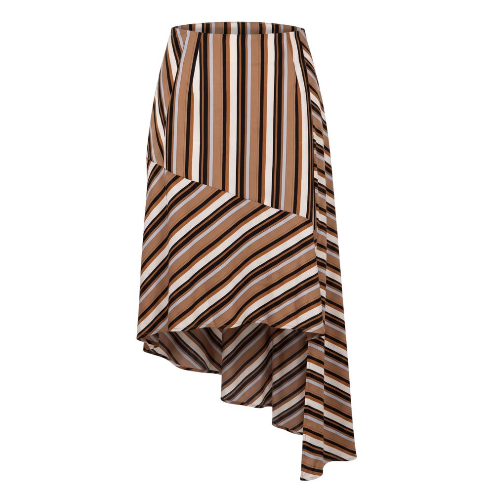 Jupe Femme Trussardi Jeans Marron Viscose