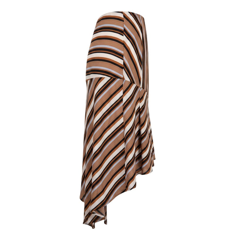 Jupe Femme Trussardi Jeans Marron Viscose
