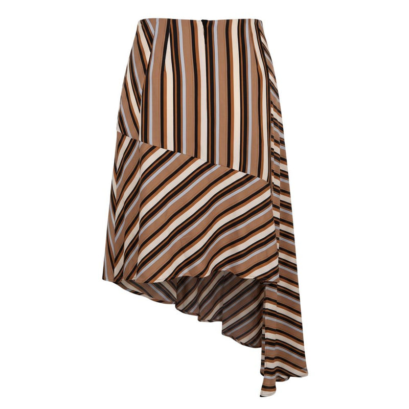 Jupe Femme Trussardi Jeans Marron Viscose