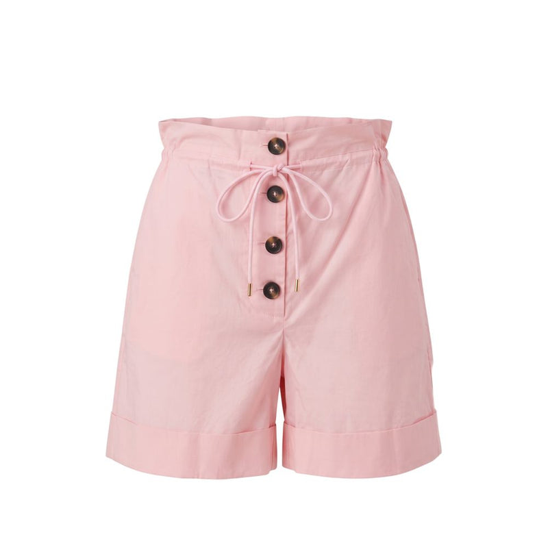 Shorts femme en jean rose coton Trussardi