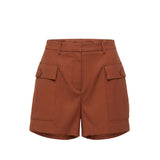 Shorts Femme Trussardi Jeans Marron Viscose