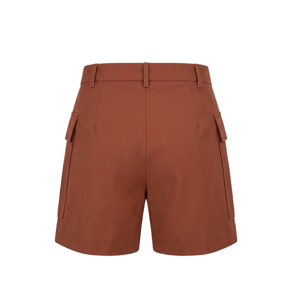 Shorts Femme Trussardi Jeans Marron Viscose