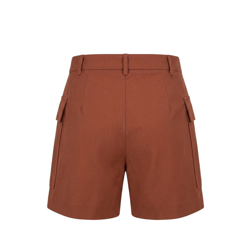 Shorts Femme Trussardi Jeans Marron Viscose