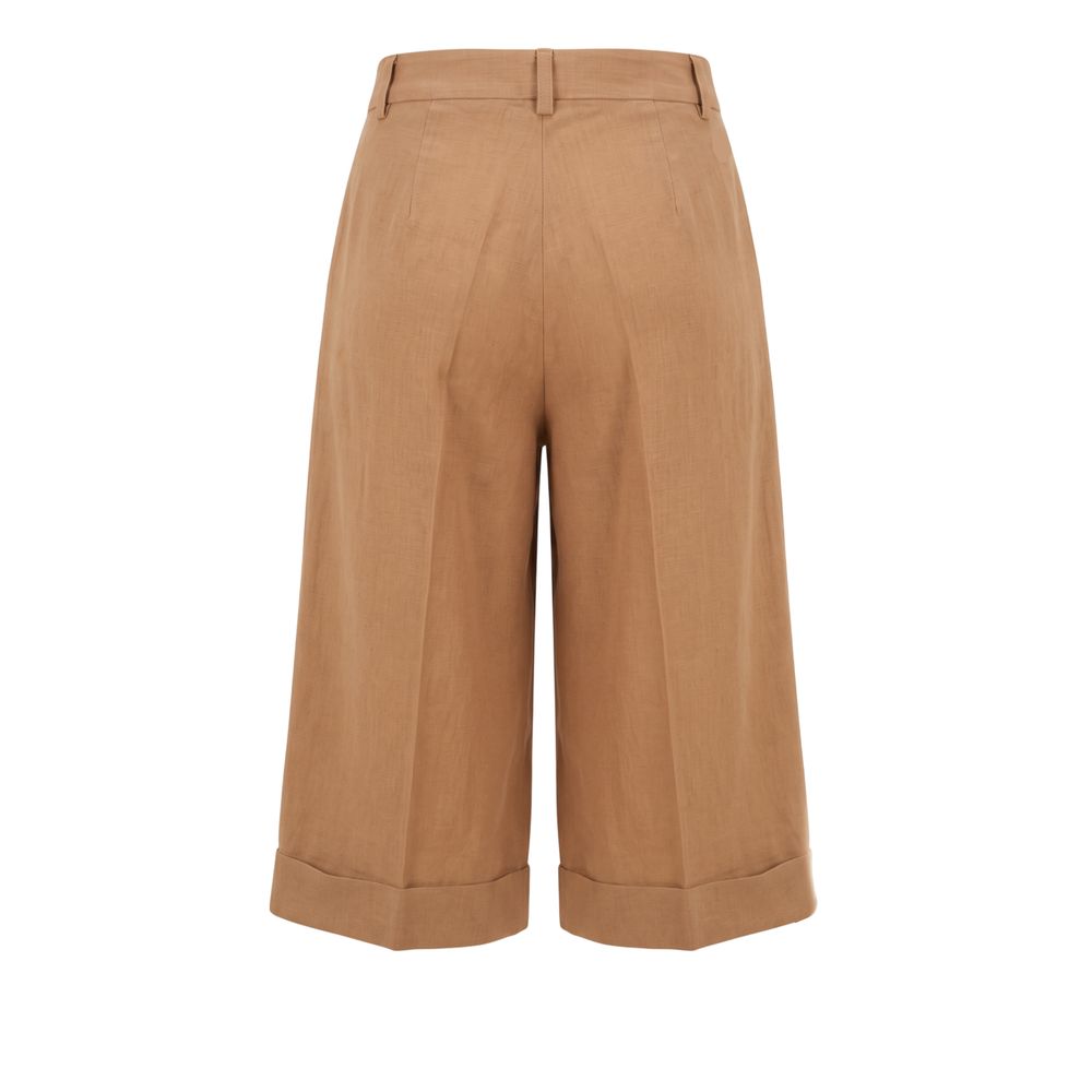 Short Femme Trussardi Jeans Viscose Beige