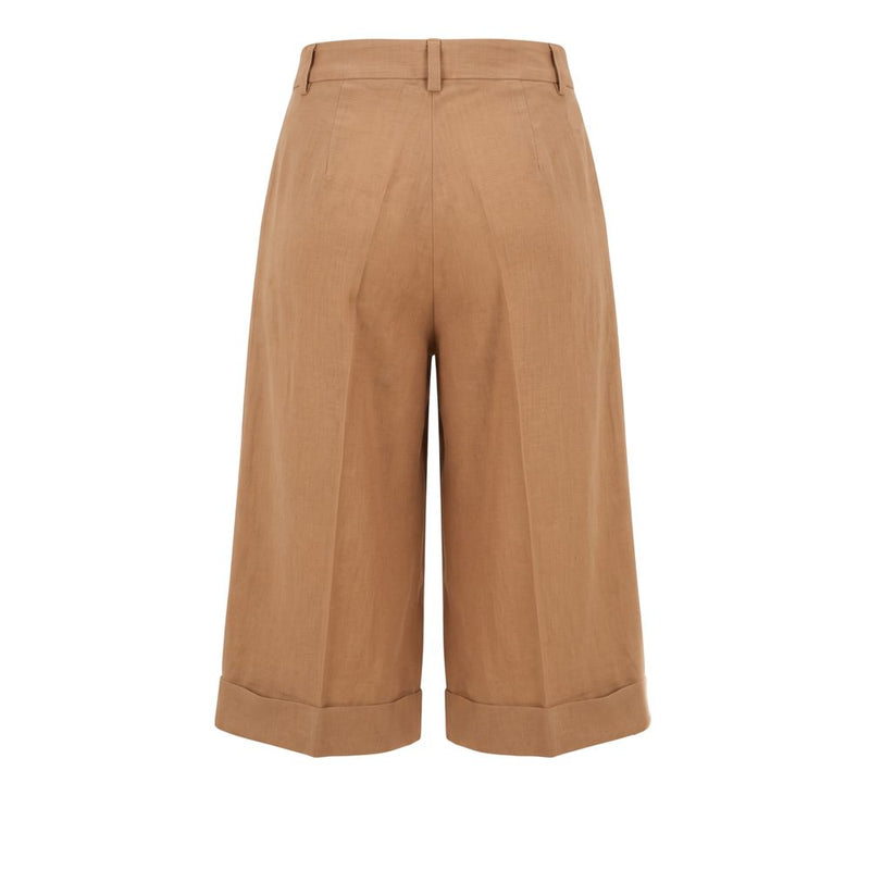Short Femme Trussardi Jeans Viscose Beige