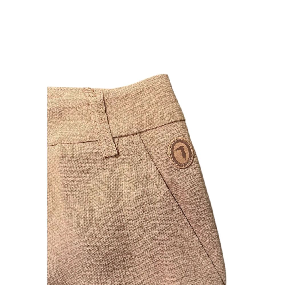 Short Femme Trussardi Jeans Viscose Beige