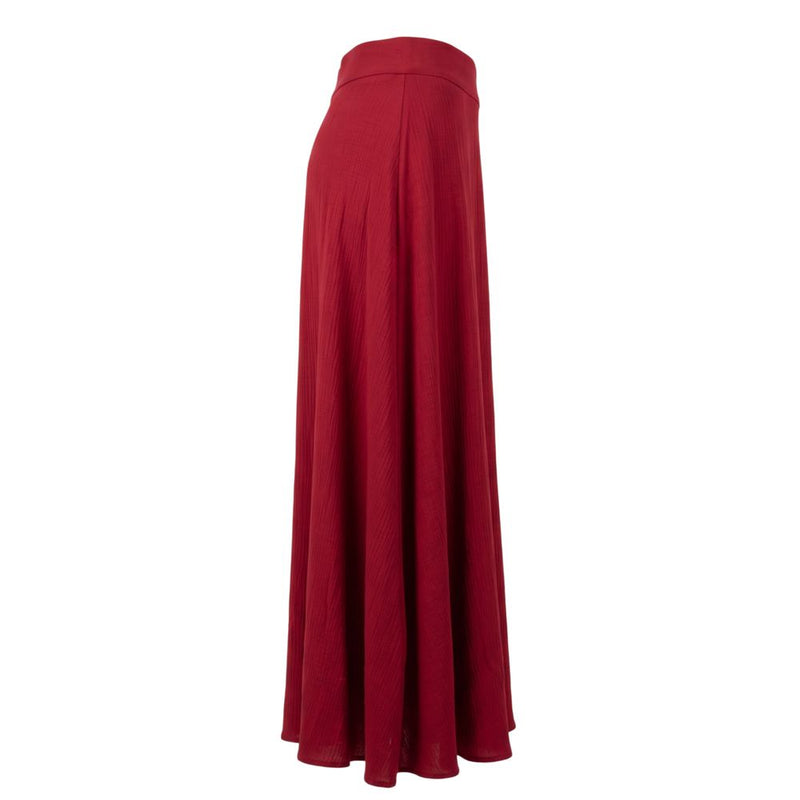 Jupe rouge en viscose Trussardi Jeans pour femme
