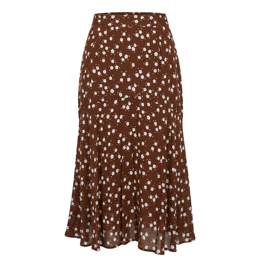 Jupe Femme Trussardi Jeans Marron Viscose