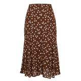 Jupe Femme Trussardi Jeans Marron Viscose