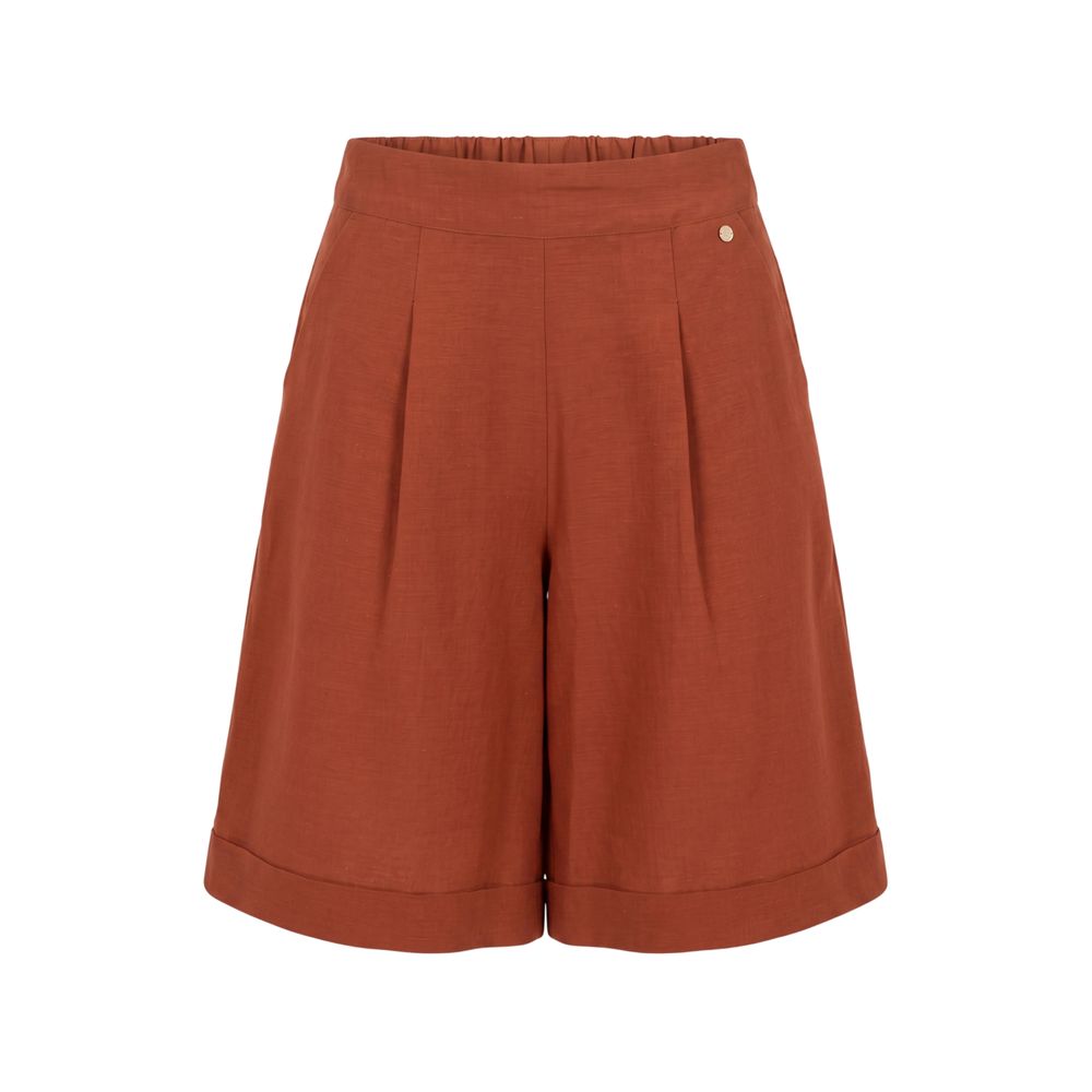 Short en viscose marron Trussardi Jeans pour femme