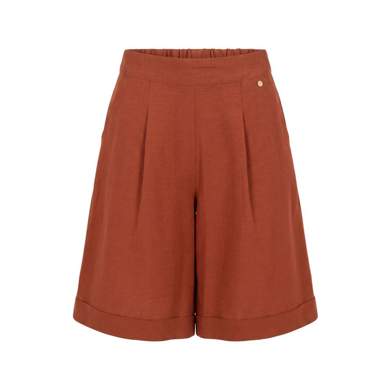 Short en viscose marron Trussardi Jeans pour femme