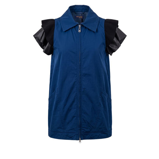 Veste en polyester bleu Trussardi Jeans pour femme