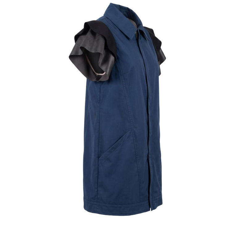 Veste en polyester bleu Trussardi Jeans pour femme