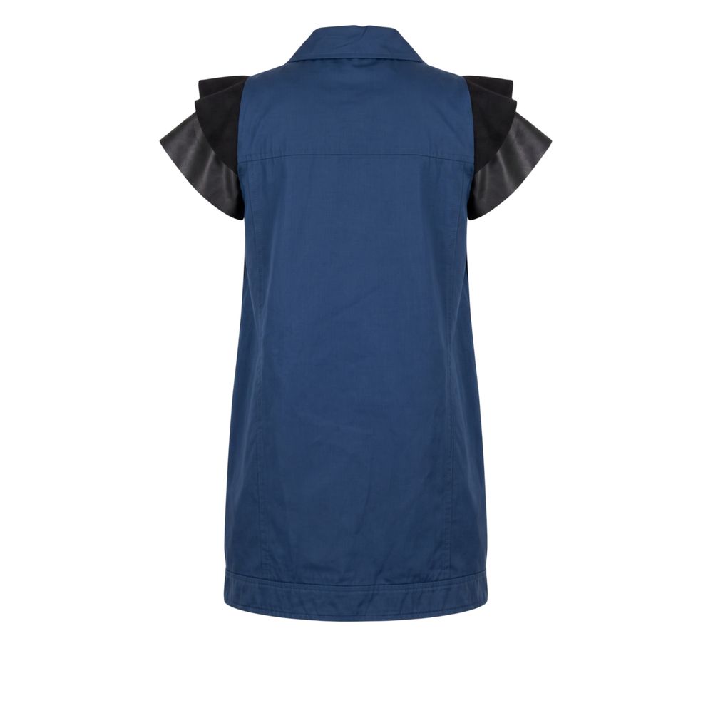 Veste en polyester bleu Trussardi Jeans pour femme