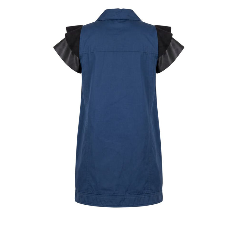 Veste en polyester bleu Trussardi Jeans pour femme